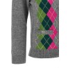 'Grey Check' cardigan