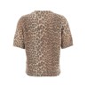 'Leopard Wool Mix' T-shirt