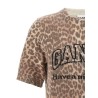 'Leopard Wool Mix' T-shirt