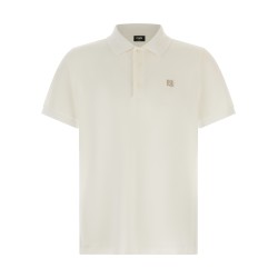 FF metallic logo polo shirt