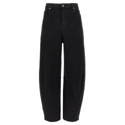 'Black Barrel Leg' jeans