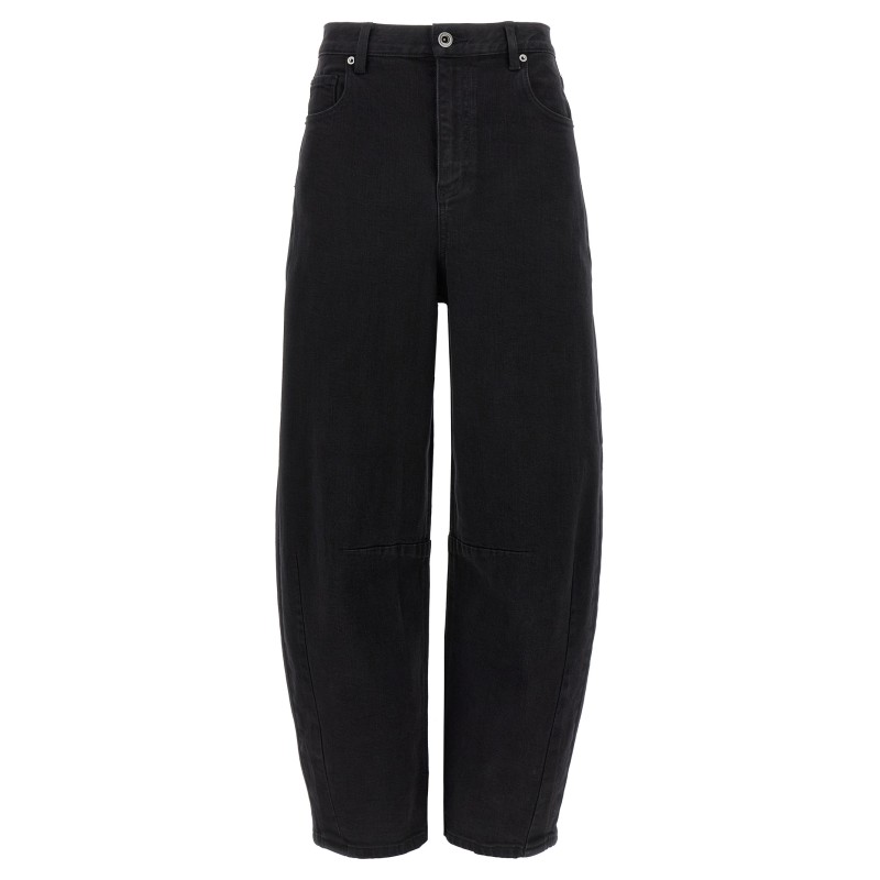 'Black Barrel Leg' jeans