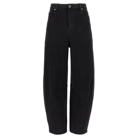 'Black Barrel Leg' jeans