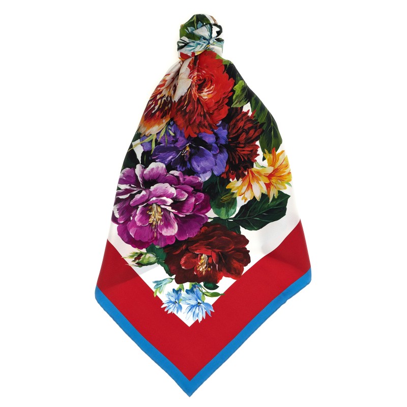 Floral print scarf