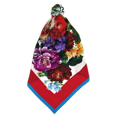 Floral print scarf