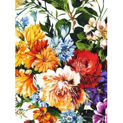 Floral print scarf