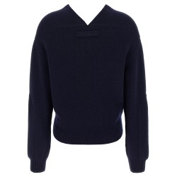 'V-neck Yoke detail' sweater
