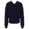 'V-neck Yoke detail' sweater