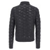 Openwork wool cardigan