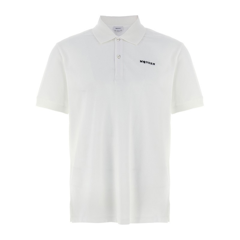 Logo embroidery polo shirt
