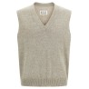Bouclé knit vest