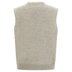 Bouclé knit vest