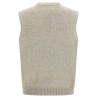 Bouclé knit vest
