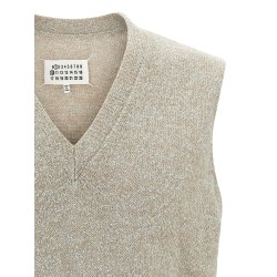 Bouclé knit vest