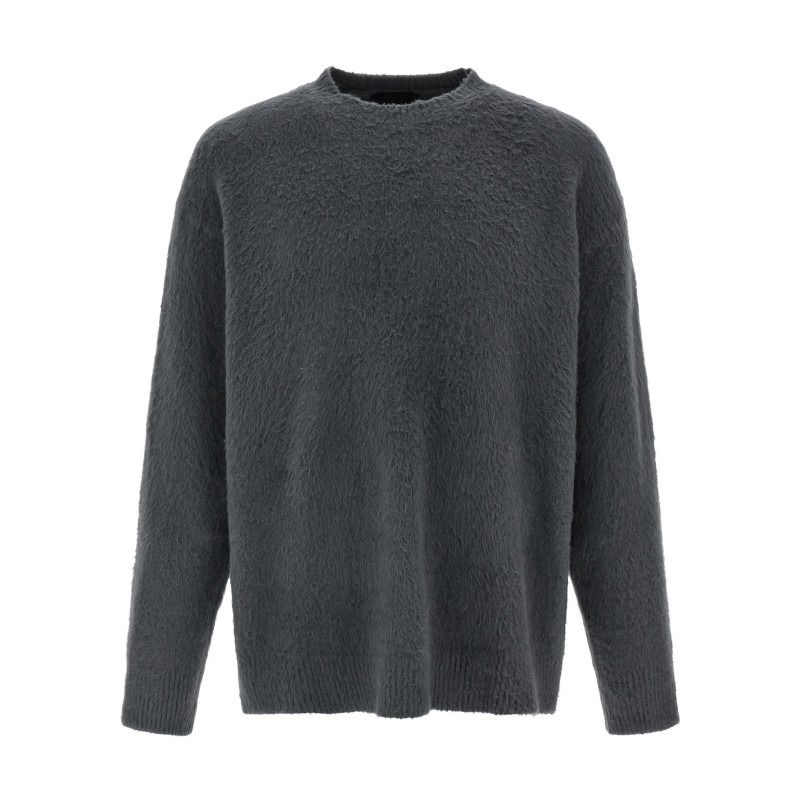 Shearling cotton sweater