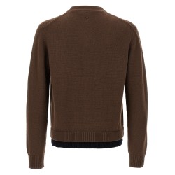 'Contrast Layered' cardigan