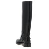 Logo strap boots
