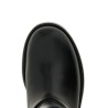 Logo strap boots
