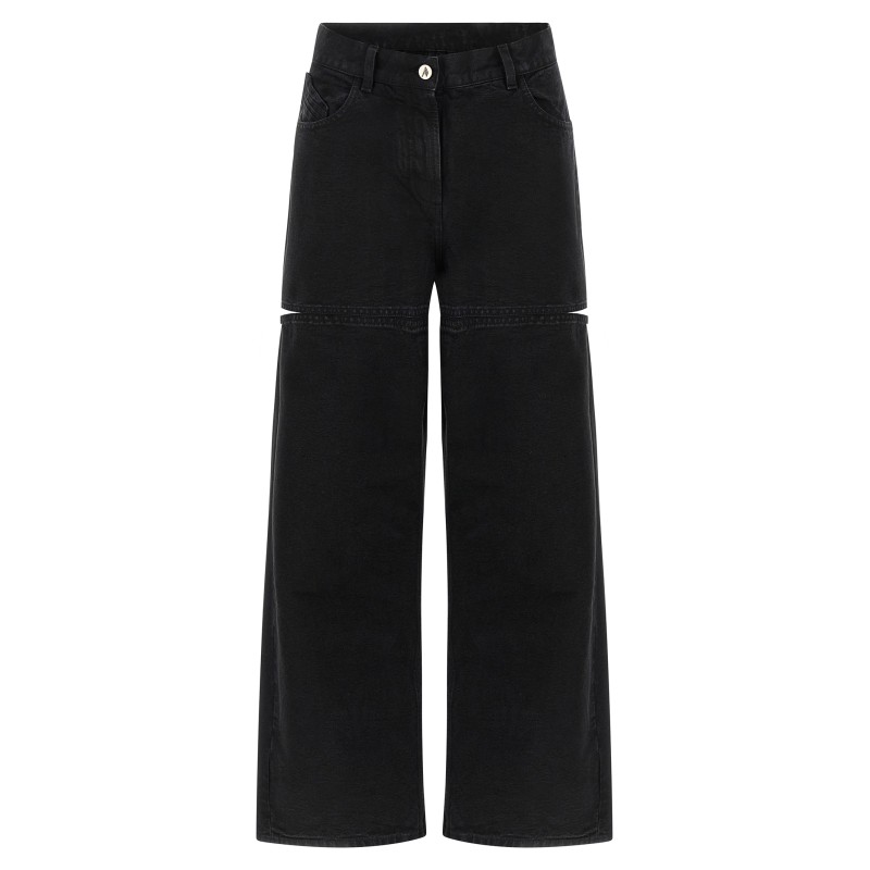Cut-out jeans