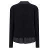 Double layer cardigan