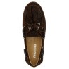 Suede boat shoe