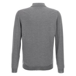 Virgin wool polo shirt