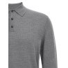 Virgin wool polo shirt
