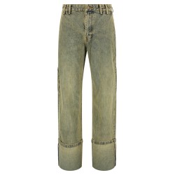 'Cuff Surface Wave' jeans