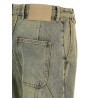 'Cuff Surface Wave' jeans
