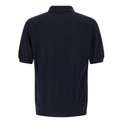 Wool polo shirt
