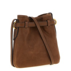 Nappa leather shoulder strap