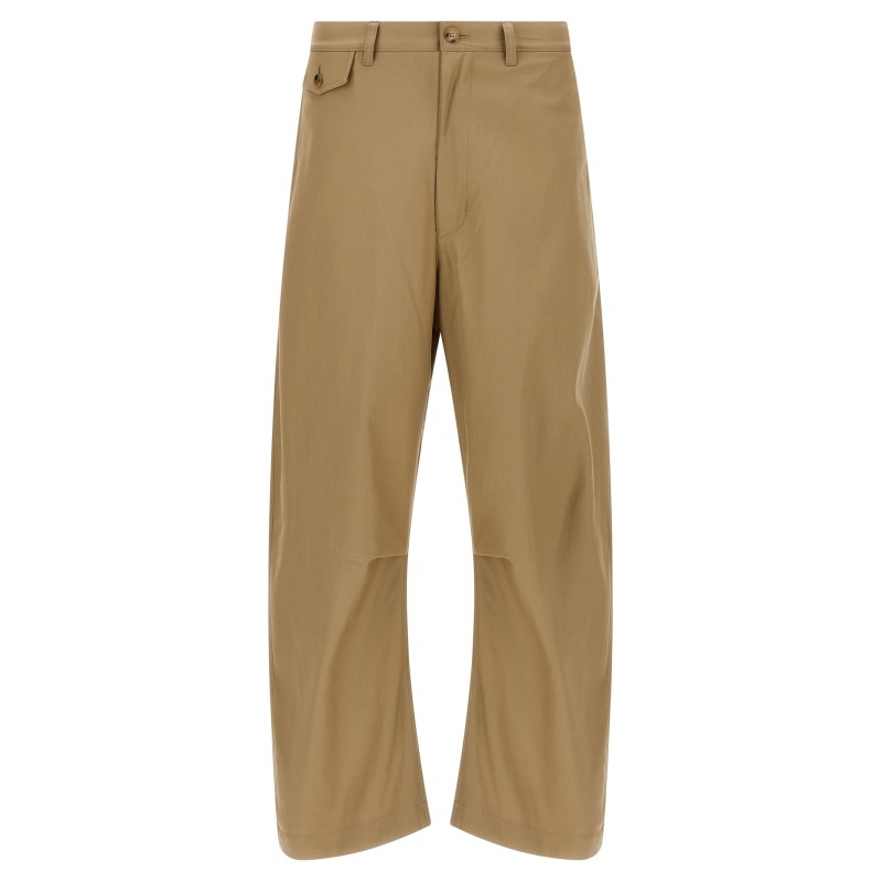 Curved leg pants