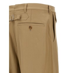 Curved leg pants