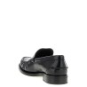 Brushed leather loafers