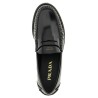 Brushed leather loafers