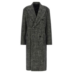 Bouclé wool coat