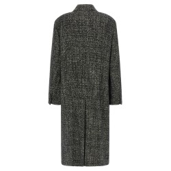 Bouclé wool coat