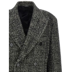 Bouclé wool coat