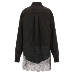 Wool and lace shirt