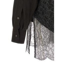 Wool and lace shirt