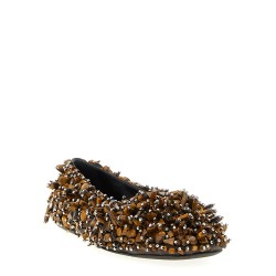 Beaded ballet flats