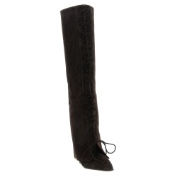 'Jane Fold Over Lace Up' boots