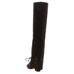 'Jane Fold Over Lace Up' boots