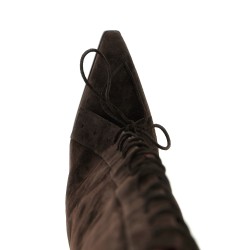 'Jane Fold Over Lace Up' boots