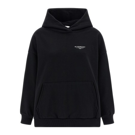 Logo print hoodie