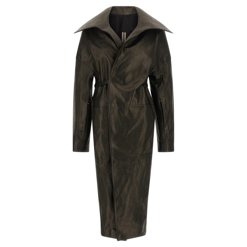 'Dracucollar Belted' coat