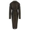 'Dracucollar Belted' coat