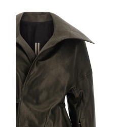 'Dracucollar Belted' coat