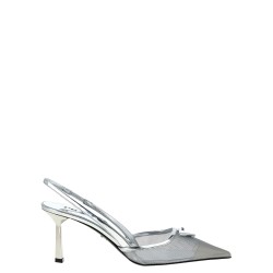 Triangle logo slingback