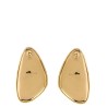'Hammered Gold Crystal' earrings